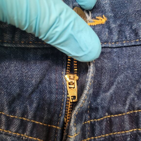 VTG 80s Lee High Waisted Mom Jeans Womens 27x32 Pleated Tapered - Picture 3 of 8